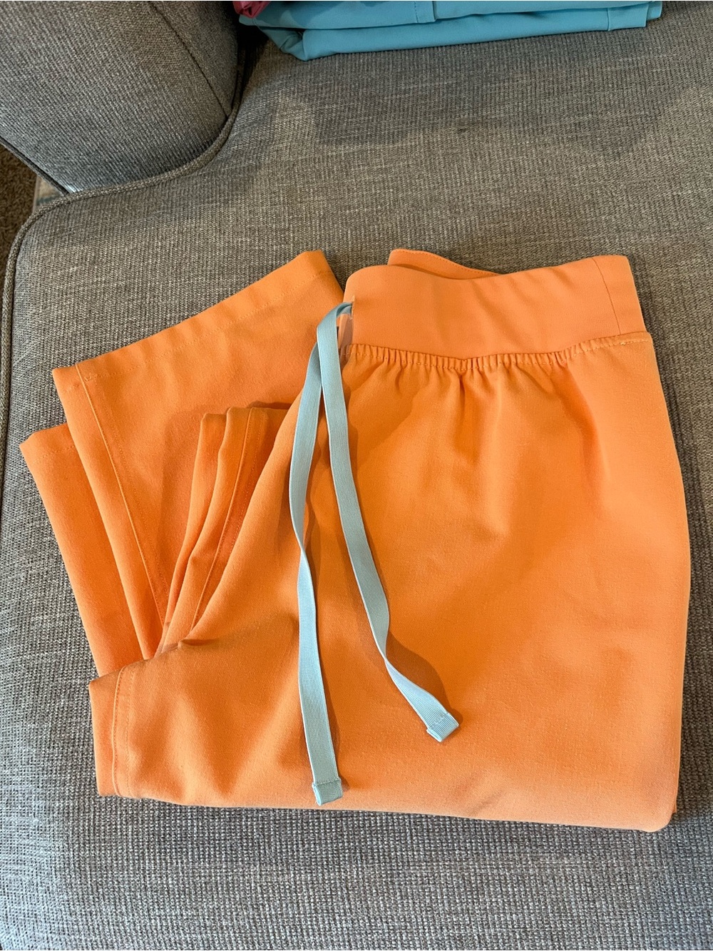 NWOT orange scrub pants
